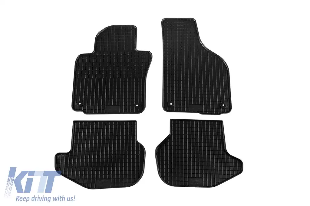 Mochete din cauciuc specifice, potrivite pentru VW Eos 2006-2016, set de 4 piese, culoare neagră-image-6226404
