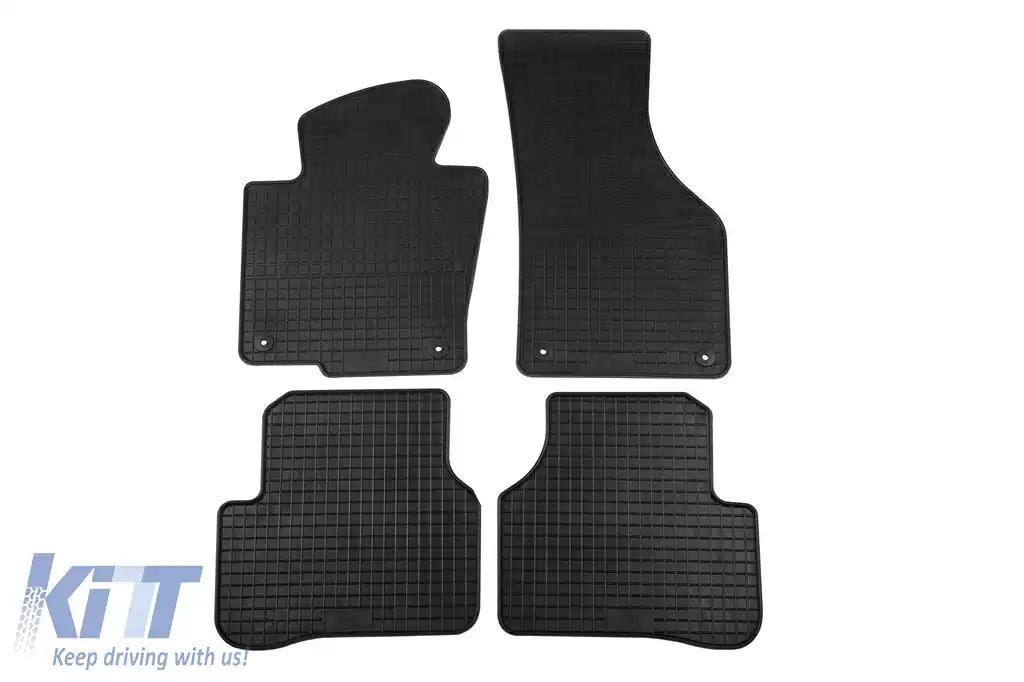 Mochete din cauciuc specifice, potrivite pentru VW Passat 2005-2010, Passat 2010-2014, CC 2012-2016, set de 4 piese, culoare neagră-image-6226473