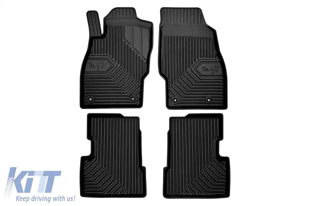 Mochete din cauciuc specifice, potrivite pentru Opel Corsa D 2006-2014, Corsa 2014-2019, set de 4 piese, culoare neagră-image-6226558