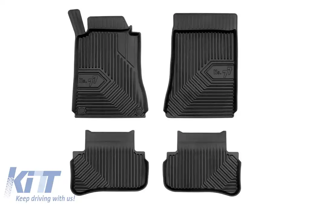 Mochete din cauciuc specifice, potrivite pentru Mercedes C class W203 2000-2007, set de 4 piese, culoare neagră