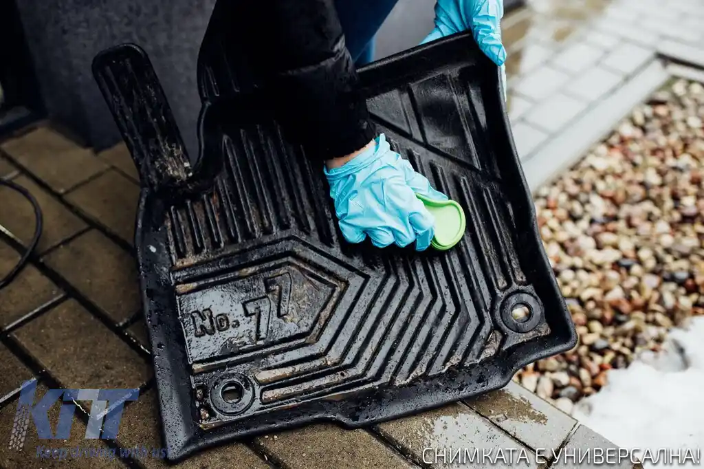 Mochete din cauciuc specifice, potrivite pentru Mercedes C class W203 2000-2007, set de 4 piese, culoare neagră-image-6226583