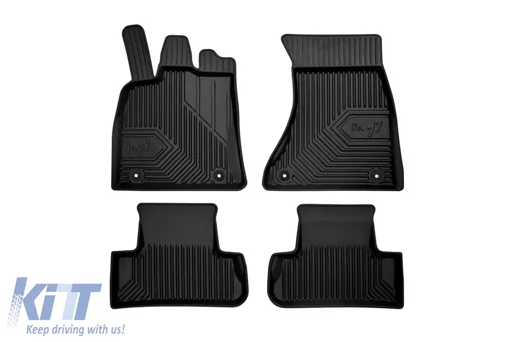 Mochete din cauciuc specifice, potrivite pentru Audi Q5 2008-2017, SQ5 2014-2017, set de 4 piese, culoare neagră