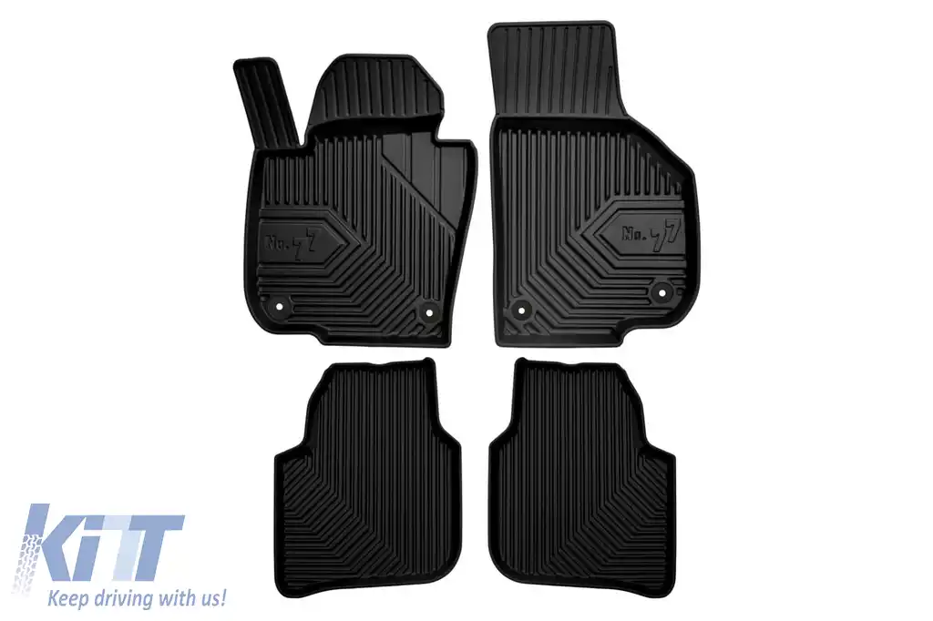 Mochete din cauciuc specifice, potrivite pentru Skoda Superb 2008-2015, set de 4 piese, culoare neagră