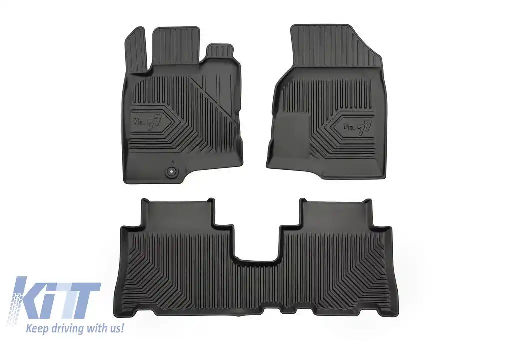 Mochete din cauciuc specifice, potrivite pentru Chevrolet Captiva 2006-2015, set de 3 piese, culoare neagră