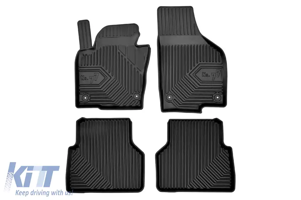 Mochete din cauciuc specifice, potrivite pentru VW Tiguan 2007-2016, set de 4 piese, culoare neagră
