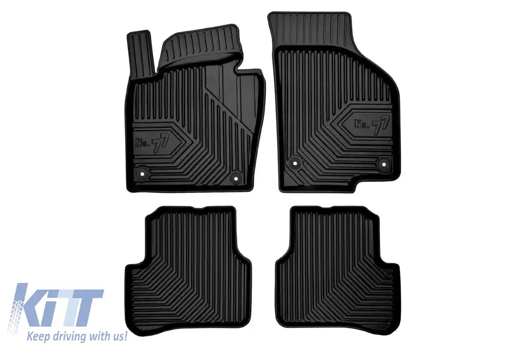Mochete din cauciuc specifice, potrivite pentru VW Passat B8 după 2014, set de 4 piese, culoare neagră