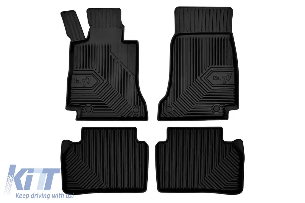 Mochete din cauciuc specifice potrivite pentru seria Frogum Nr. 77 pentru Mercedes E class W213 după 2016, A Design GT coupe cu 4 uși după 2019, set de 4 piese, culoare neagră