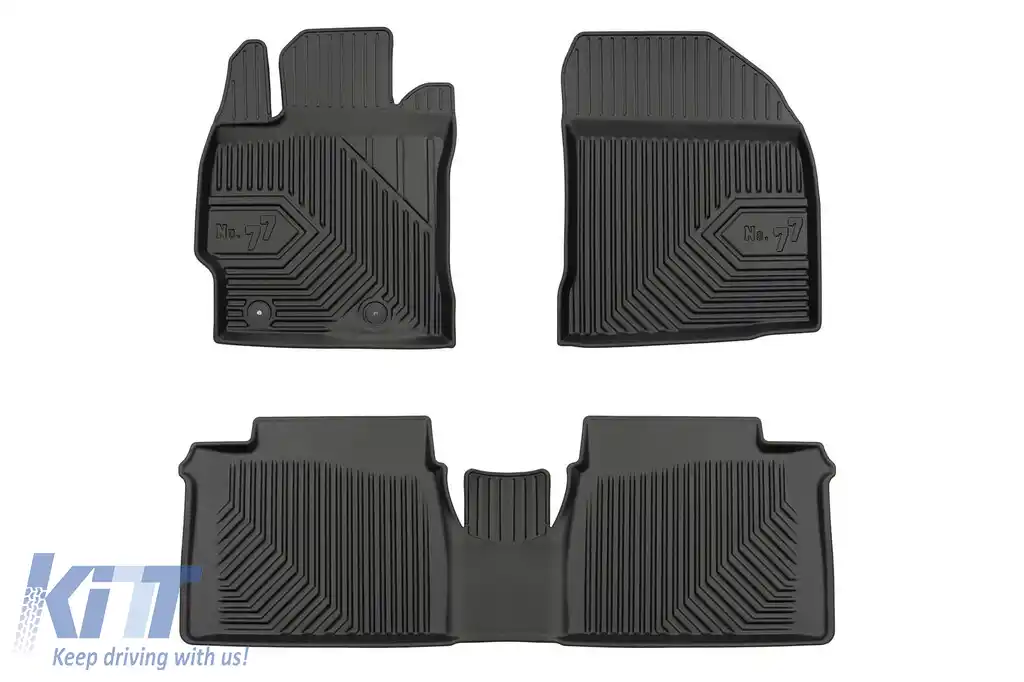 Mochete din cauciuc specifice, potrivite pentru Toyota Corolla Xi E160 2013-2019, set de 3 piese, culoare neagră