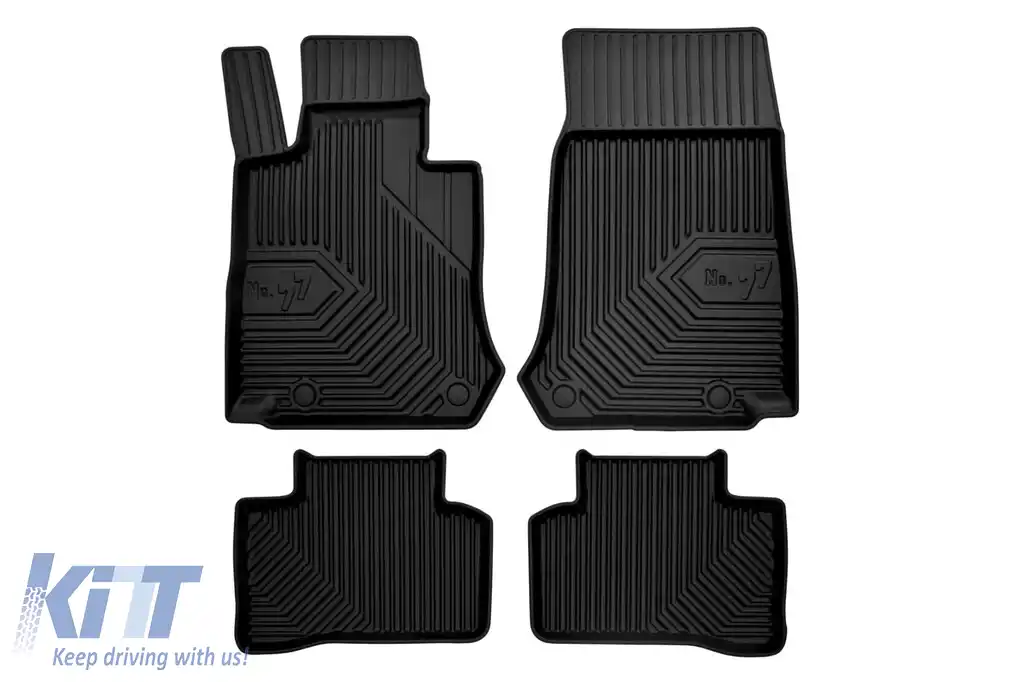 Mochete din cauciuc specifice, potrivite pentru Mercedes GLC X253 după 2015, set de 4 piese, culoare neagră