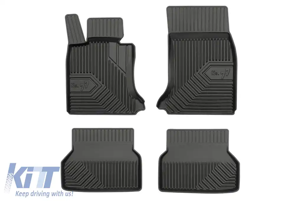 Mochete din cauciuc specifice, potrivite pentru BMW Seria 5 E60 sedan, E61 wagon 2003-2010, set de 4 piese, culoare neagră-image-6226711