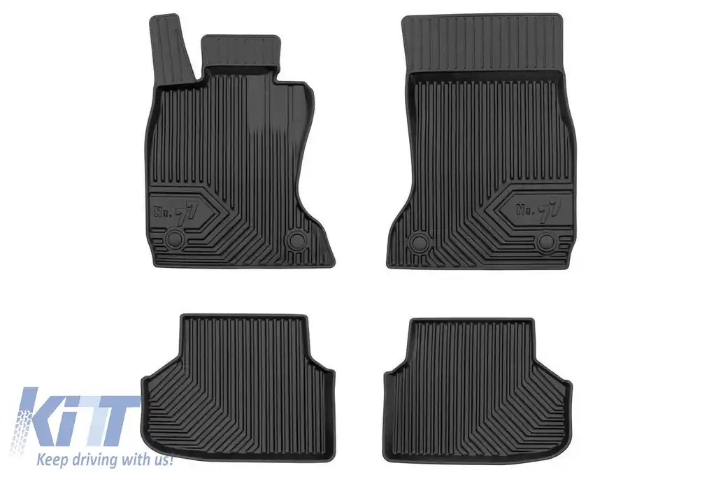 Mochete din cauciuc specifice, potrivite pentru BMW Seria 7 F01 2008-2015, set de 4 piese, culoare neagră