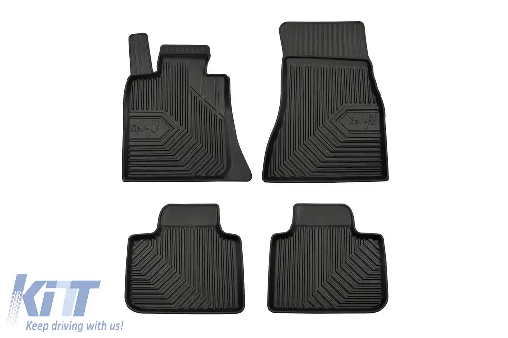 Mochete din cauciuc specifice, potrivite pentru BMW Seria 6 G32 GT după 2017, set de 4 piese, culoare neagră-image-6226740