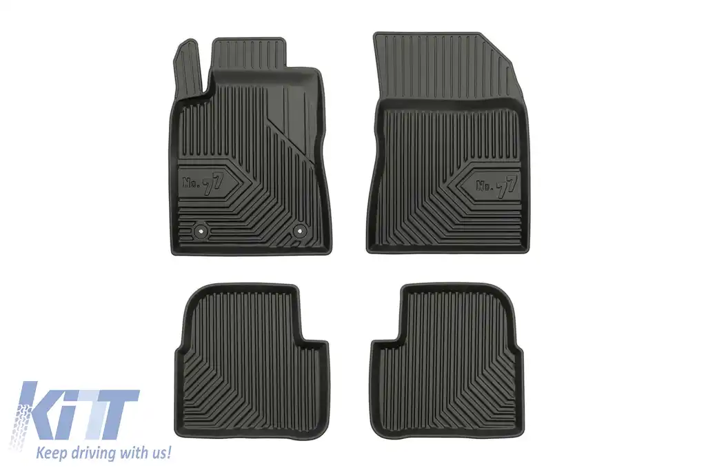 Mochete din cauciuc specifice, potrivite pentru Citroen C3 după 2016, set de 4 piese, culoare neagră