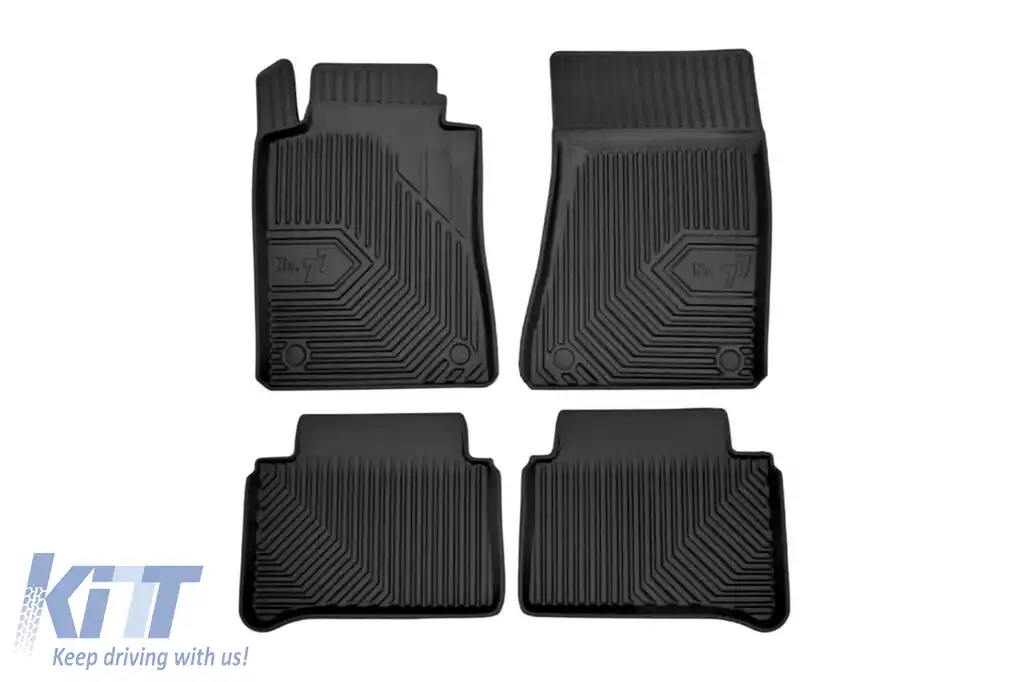 Mochete din cauciuc specifice, potrivite pentru Mercedes E class W211 2002-2009, set de 4 piese, culoare neagră-image-6226762