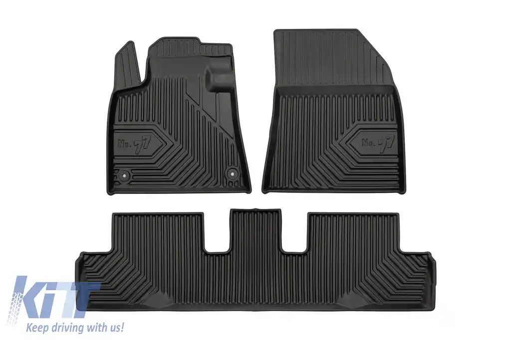 Mochete din cauciuc specifice, potrivite pentru Citroen C4 Picasso 2013-2019, set de 3 piese, culoare neagră