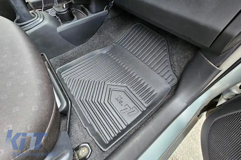 Mochete din cauciuc specifice, potrivite pentru Toyota Yaris 2005-2011, set de 3 piese, culoare neagră-image-6226813