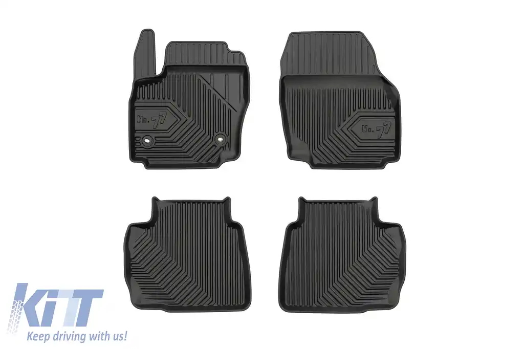 Mochete din cauciuc specifice, potrivite pentru Ford Mondeo 2007-2014, cu distanța de 31cm între butoane, set de 4 piese, culoare neagră