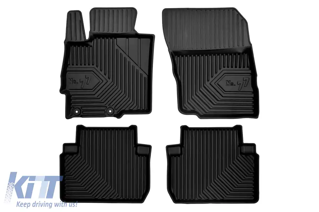 Mochete din cauciuc specifice, potrivite pentru Mitsubishi Eclipse Cross după 2018, set de 4 piese, culoare neagră