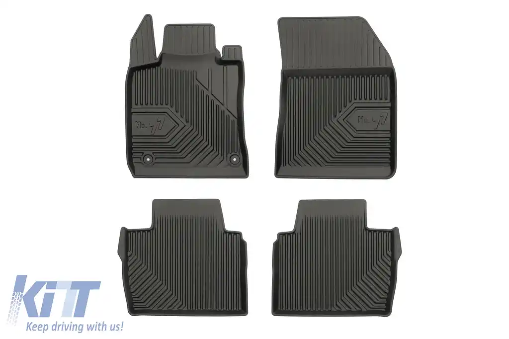 Mochete din cauciuc specifice, potrivite pentru Peugeot 508 după 2018, set de 4 piese, culoare neagră