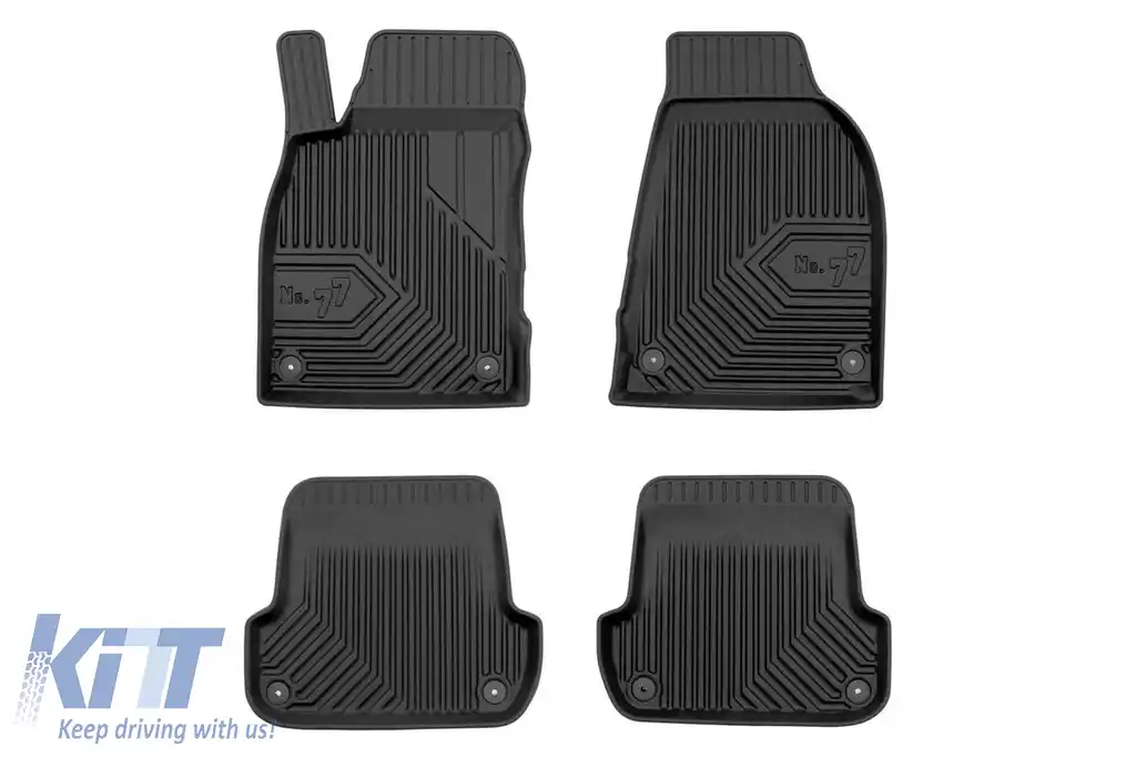 Mochete din cauciuc specifice, potrivite pentru Audi A4 B6 2000-2006, set de 4 piese, culoare neagră-image-6226890