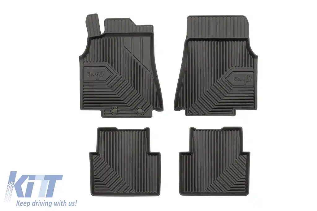 Mochete din cauciuc specifice, potrivite pentru Mercedes A class W169 2004-2012, set de 4 piese, culoare neagră