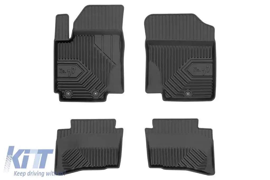 Mochete din cauciuc specifice, potrivite pentru Hyundai I20 2008-2014, set de 3 piese, culoare neagră