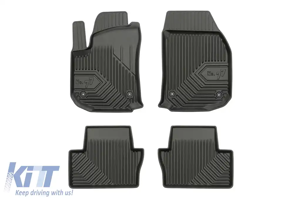 Mochete din cauciuc specifice, potrivite pentru Opel Zafira B 2005-2014, set de 4 piese, culoare neagră