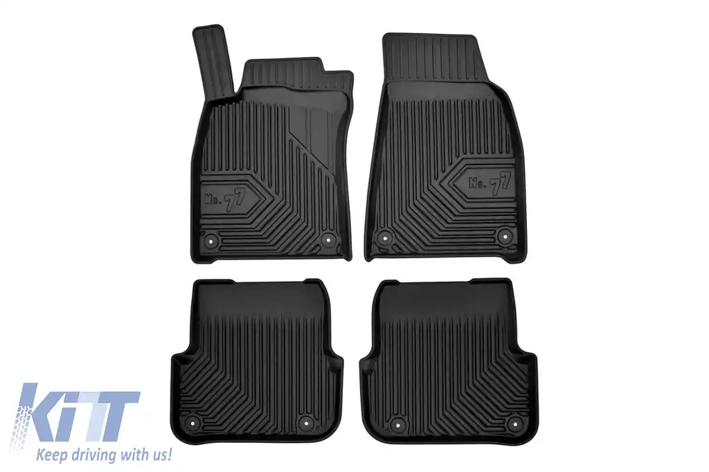 Mochete din cauciuc specifice, potrivite pentru Audi A6 C6 2006-2011, set de 4 piese, culoare neagră