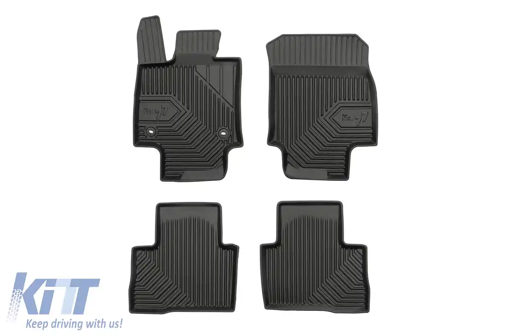 Mochete din cauciuc specifice, potrivite pentru Toyota Rav4 hibrid după 2018, set de 4 piese, culoare neagră