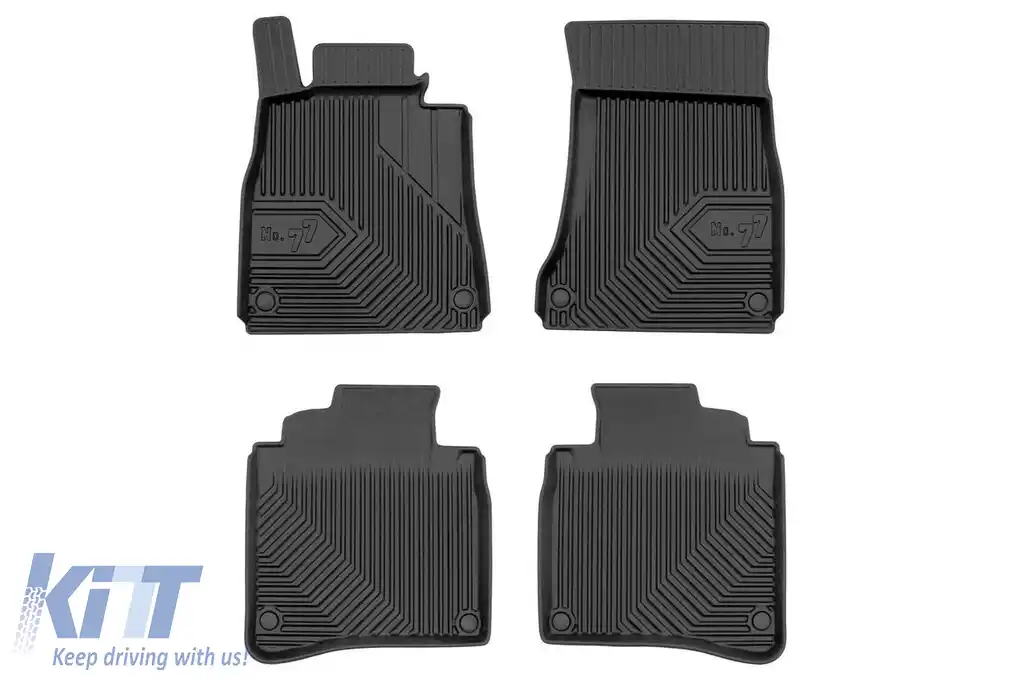 Mochete din cauciuc specifice, potrivite pentru Mercedes S class W222 2013-2020 cu ampatament lung 4Matic, set de 4 piese, culoare neagră