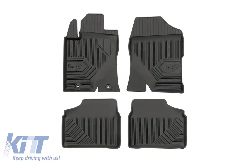 Mochete din cauciuc specifice, potrivite pentru Toyota Avensis 2003-2009, Corolla E140, E150 2006-2013, set de 4 piese, culoare neagră-image-6226978