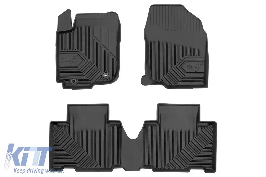 Mochete din cauciuc specifice, potrivite pentru Toyota Rav4 2013-2019 fără Hybrid, set de 4 piese, culoare neagră