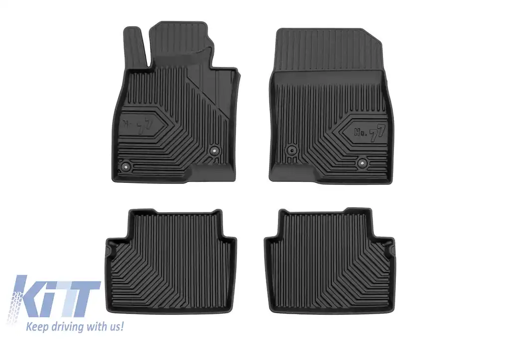 Mochete din cauciuc specifice, potrivite pentru Mazda 6 după 2012, set de 4 piese, culoare neagră