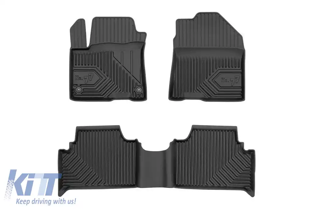 Mochete din cauciuc specifice, potrivite pentru Hyundai Kona Electric 2018-2023, set de 4 piese, culoare neagră