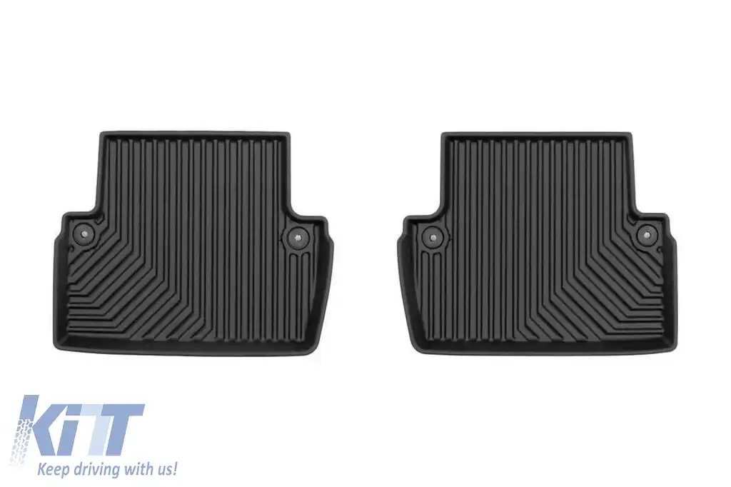 Mochete din cauciuc specifice, potrivite pentru Volvo XC70 2000-2007, set de 4 piese, culoare neagră-image-6227151