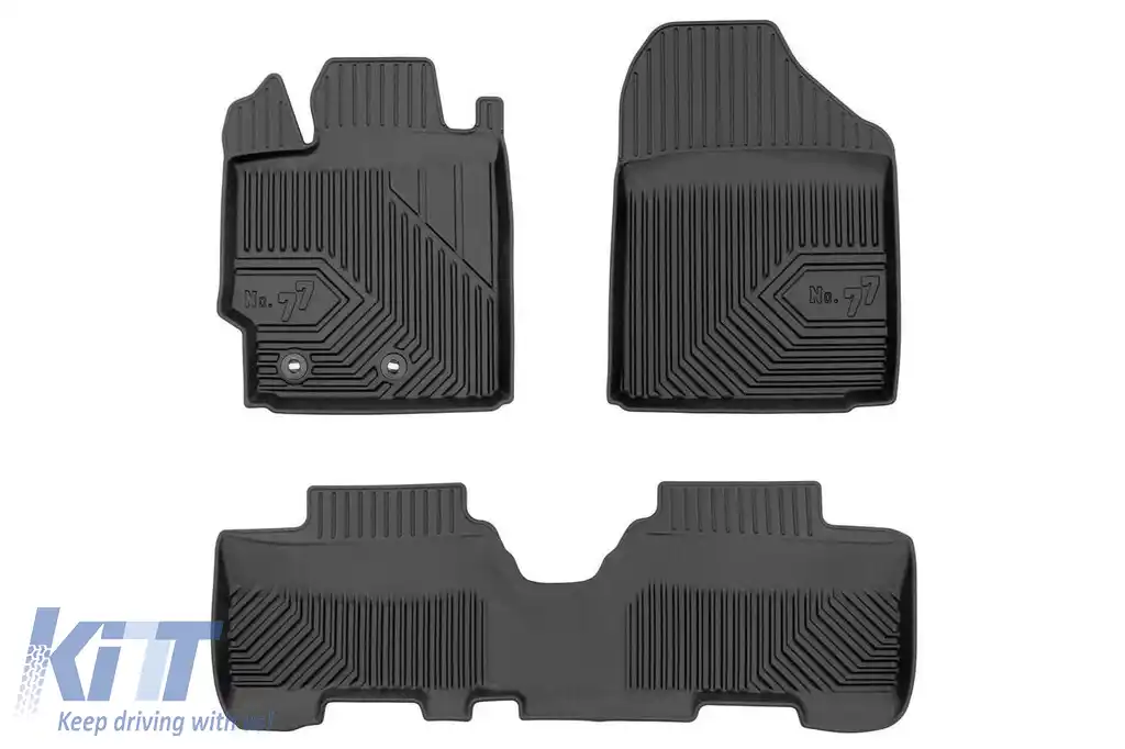 Mochete din cauciuc specifice, potrivite pentru Toyota Urban Cruiser 2008-2014, set de 3 piese, culoare neagră
