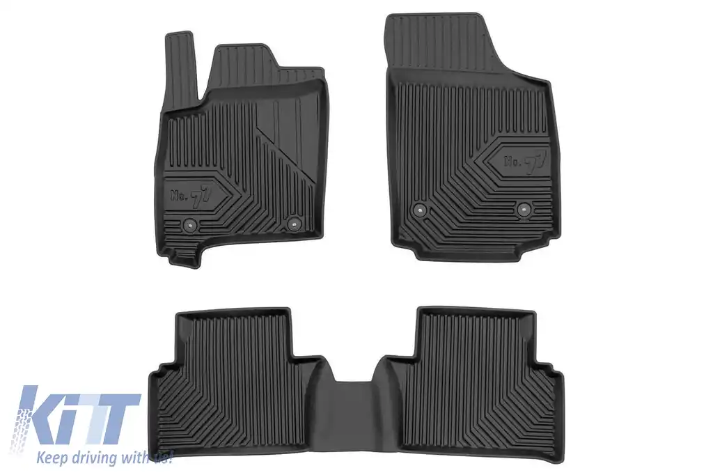 Mochete din cauciuc specifice, potrivite pentru Opel Meriva A 2003-2010, set de 3 piese, culoare neagră-image-6227157