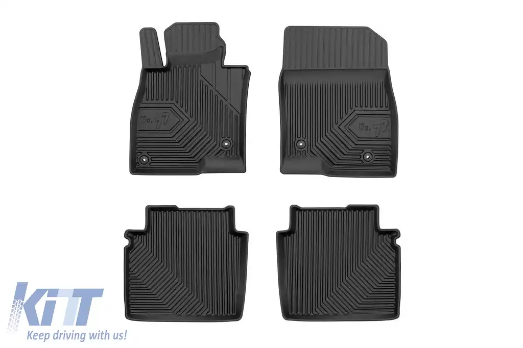 Mochete din cauciuc specifice, potrivite pentru Mazda 6 sedan 2012-2018, set de 4 piese, culoare neagră