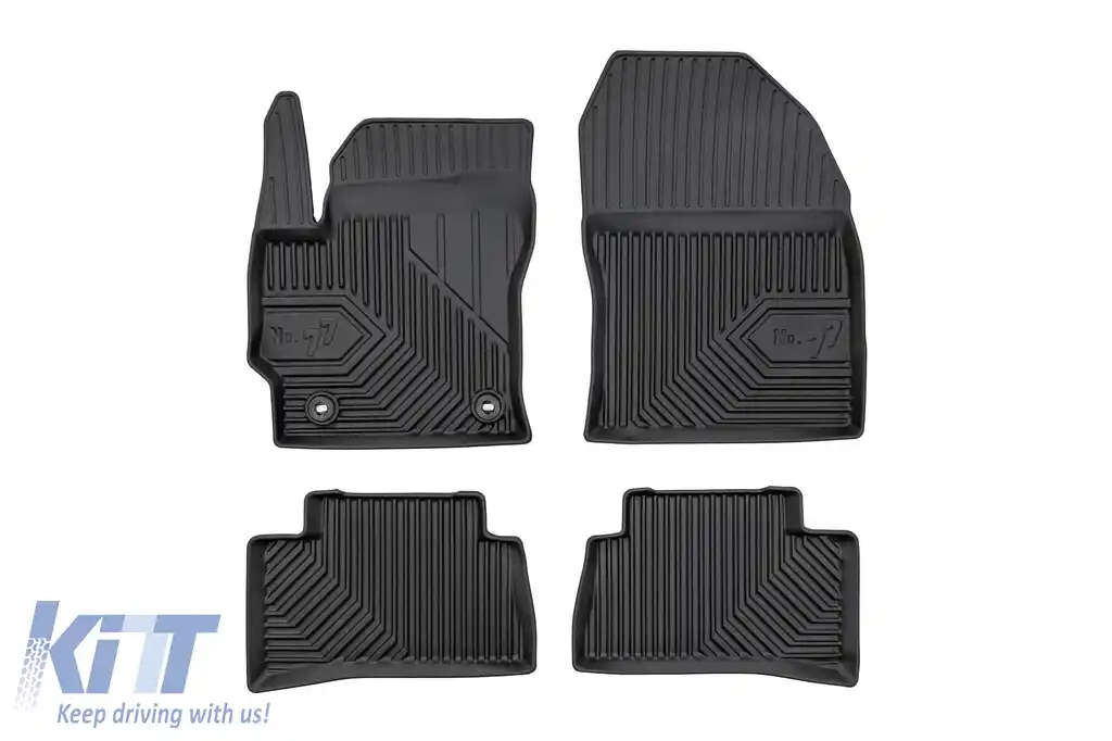 Mochete din cauciuc specifice, potrivite pentru Toyota Corolla Cross FWD după 2022, set de 3 piese, culoare neagră