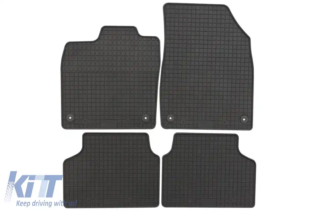 Mochete din cauciuc specifice, potrivite pentru Seat Cupra Born după 2021, set de 4 piese, culoare neagră-image-6227268