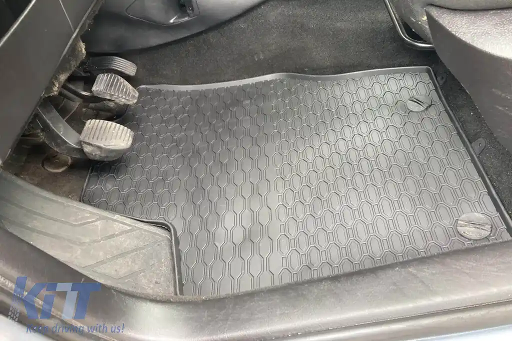 Mochete din cauciuc specifice, potrivite pentru Peugeot 307 2001-2008, set de 4 piese, culoare neagră-image-6227440