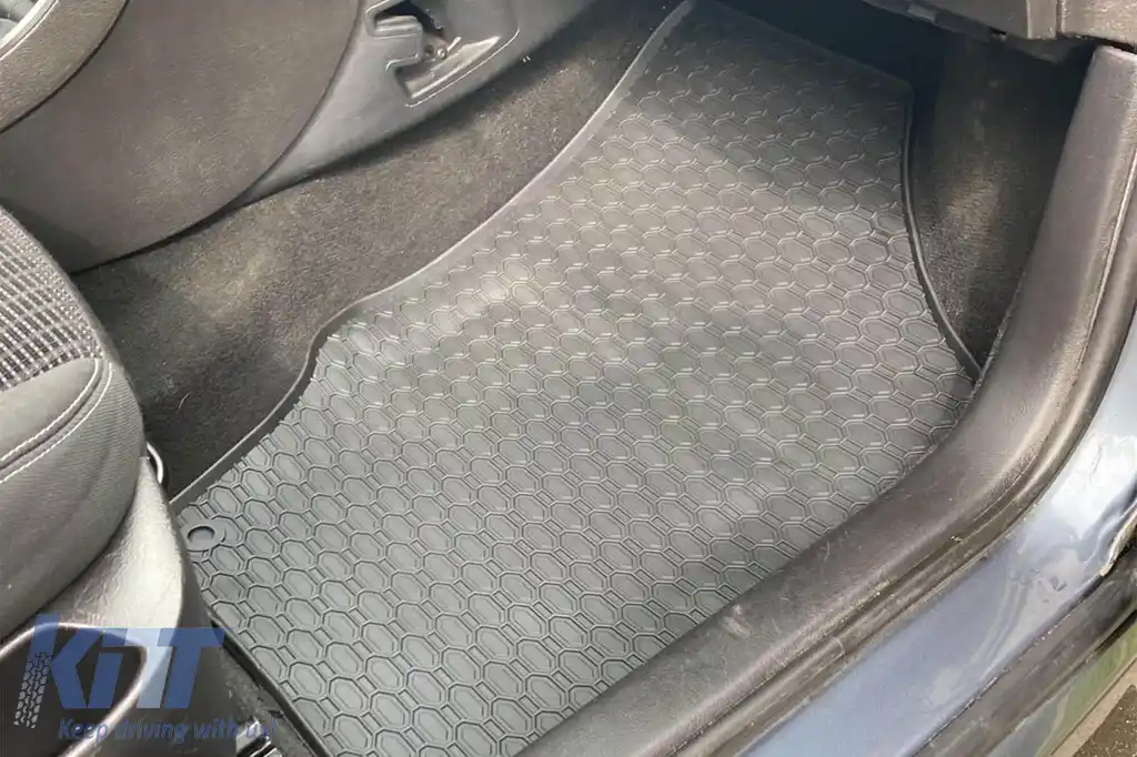 Mochete din cauciuc specifice, potrivite pentru Peugeot 307 2001-2008, set de 4 piese, culoare neagră-image-6227441