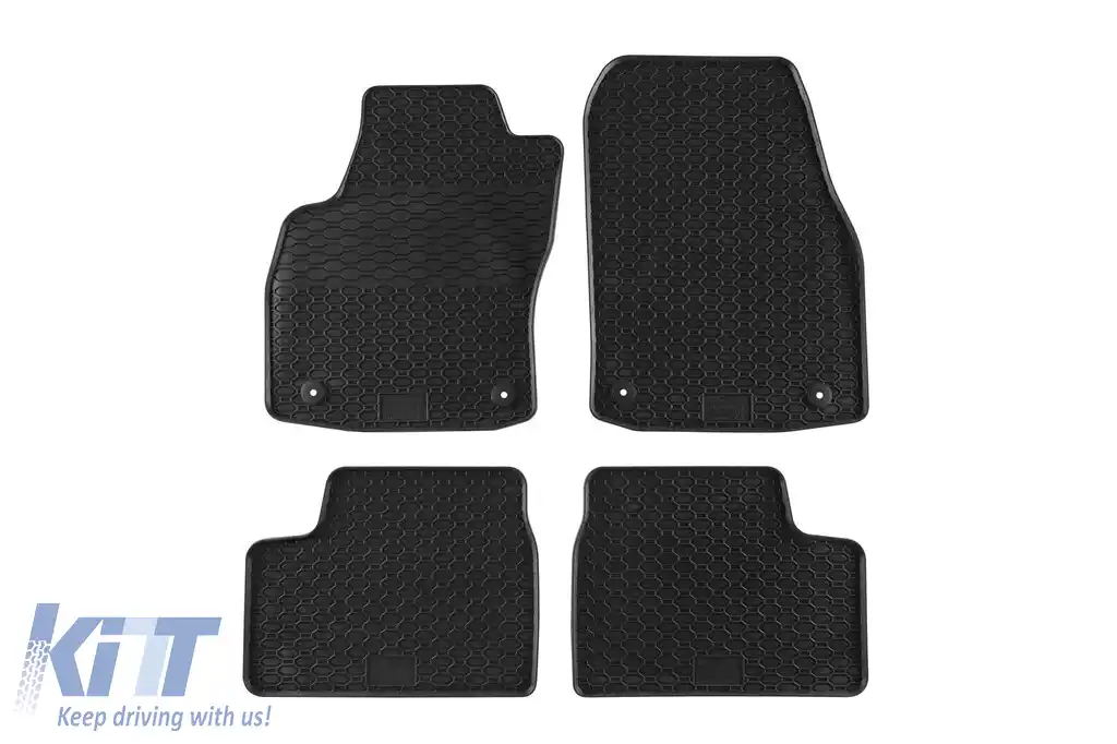 Mochete din cauciuc specifice, potrivite pentru Opel Astra H 2004-2009, set de 4 piese, culoare neagră-image-6227475