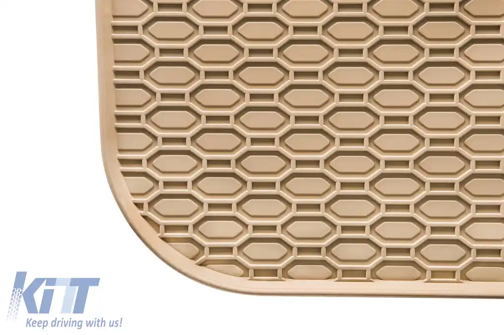 Mochete din cauciuc specifice, potrivite pentru Audi A6 C6 sedan, avant 2006-2011, set de 4 piese, culoare bej-image-6227620