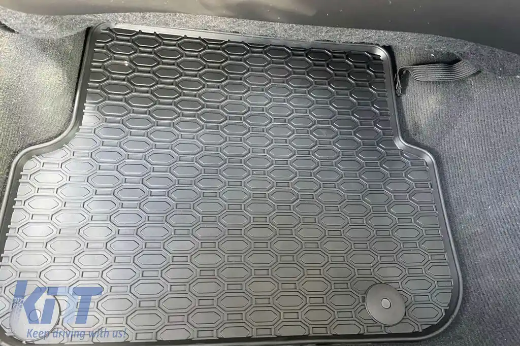 Mochete din cauciuc specifice, potrivite pentru Audi A6 C6 sedan, wagon 2006-2011, set de 4 piese, culoare neagră-image-6227627