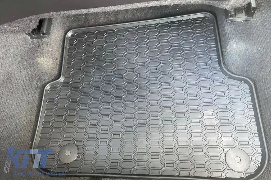 Mochete din cauciuc specifice, potrivite pentru Audi A6 C6 sedan, wagon 2006-2011, set de 4 piese, culoare neagră-image-6227628