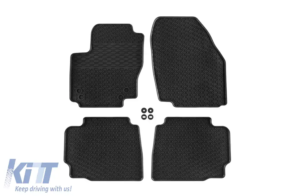 Mochete din cauciuc specifice, potrivite pentru Ford Mondeo 2007-2014, set de 4 piese, culoare neagră-image-6227732