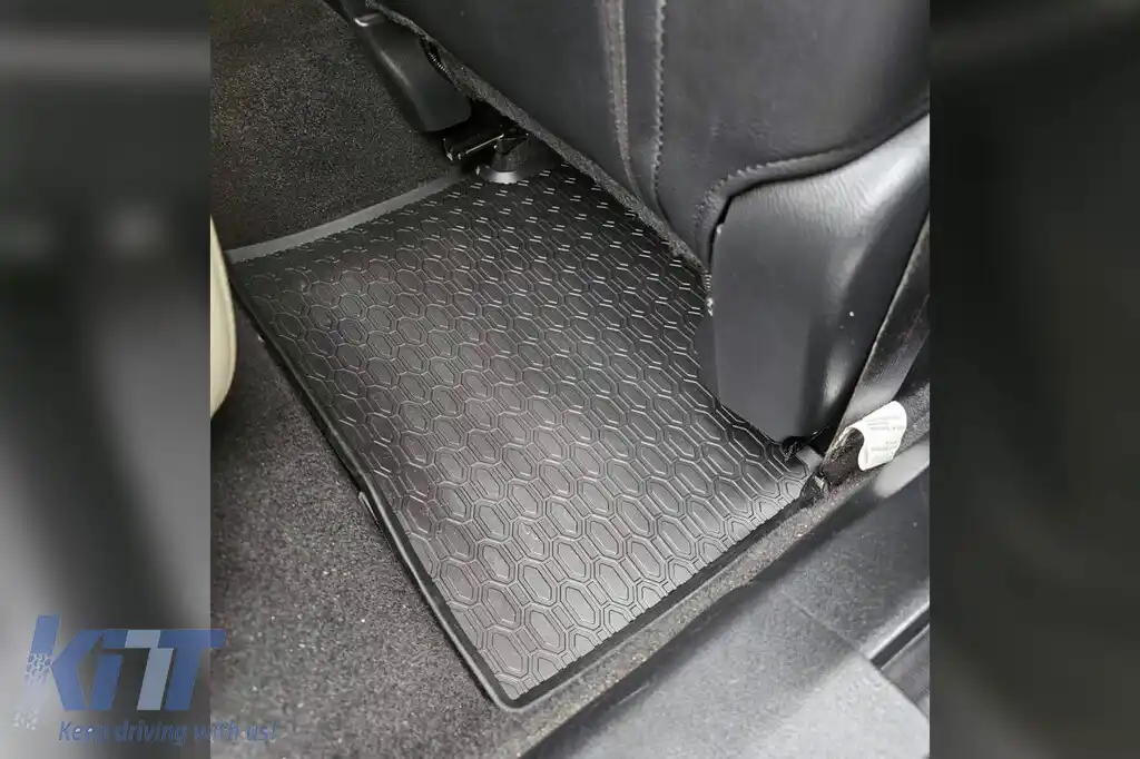 Mochete din cauciuc specifice, potrivite pentru Mazda 3 2013-2019, Mazda 6 wagon 2012-2016, set de 4 piese, culoare neagră-image-6228202