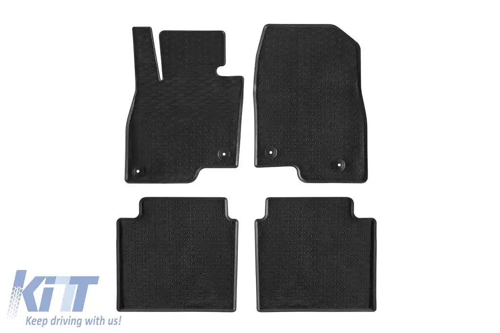 Mochete din cauciuc specifice, potrivite pentru Mazda 6 sedan după 2012, set de 4 piese, culoare neagră