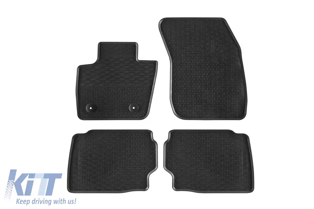 Mochete din cauciuc specifice, potrivite pentru Ford Mondeo 2014-2022, set de 4 piese, culoare neagră
